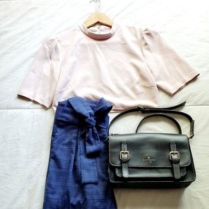 Pink  Leyden crop top